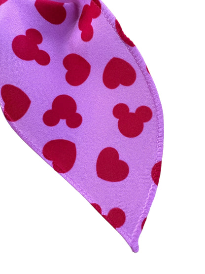 Pink & Red Valentine's Day Mouse Hair Bows