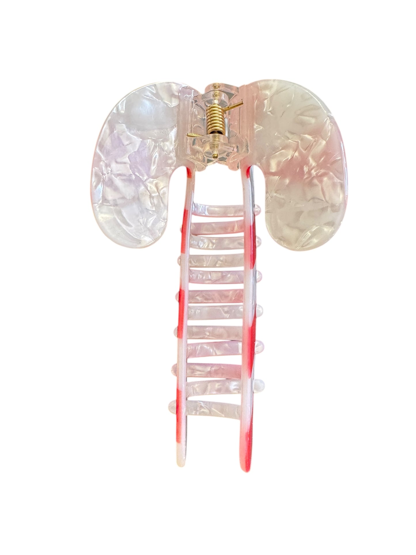 Candy Cane Claw Clip - Christmas Hair Accessories