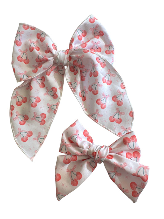 Cherry Bow Hair Bows for Girls | Kids Hair Accessories