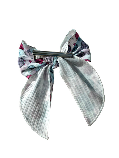 Ombre Seashells Hair Bows