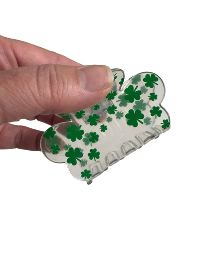 *Shamrock Claw Clips