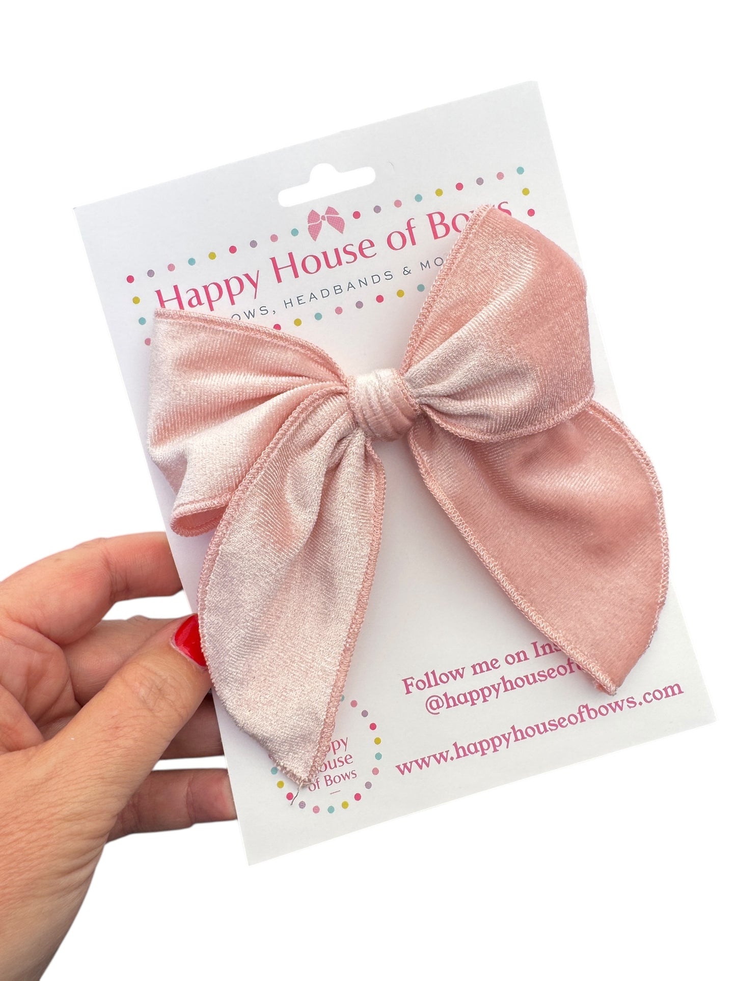 Velvet Holiday Hair Bows - Christmas Bows with Alligator Clip in Red, Green, or Pink