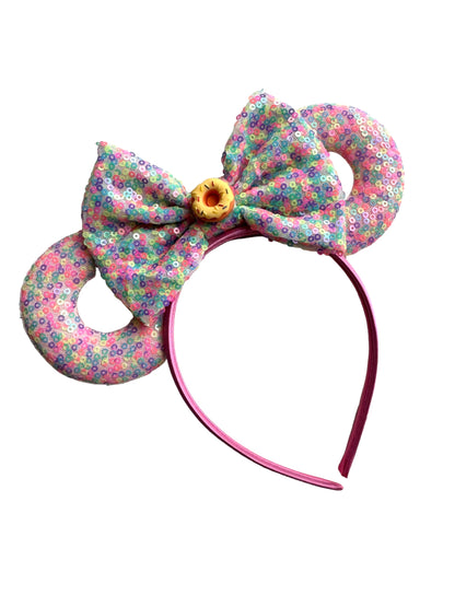 *Confetti Donut Mouse Ear Headband