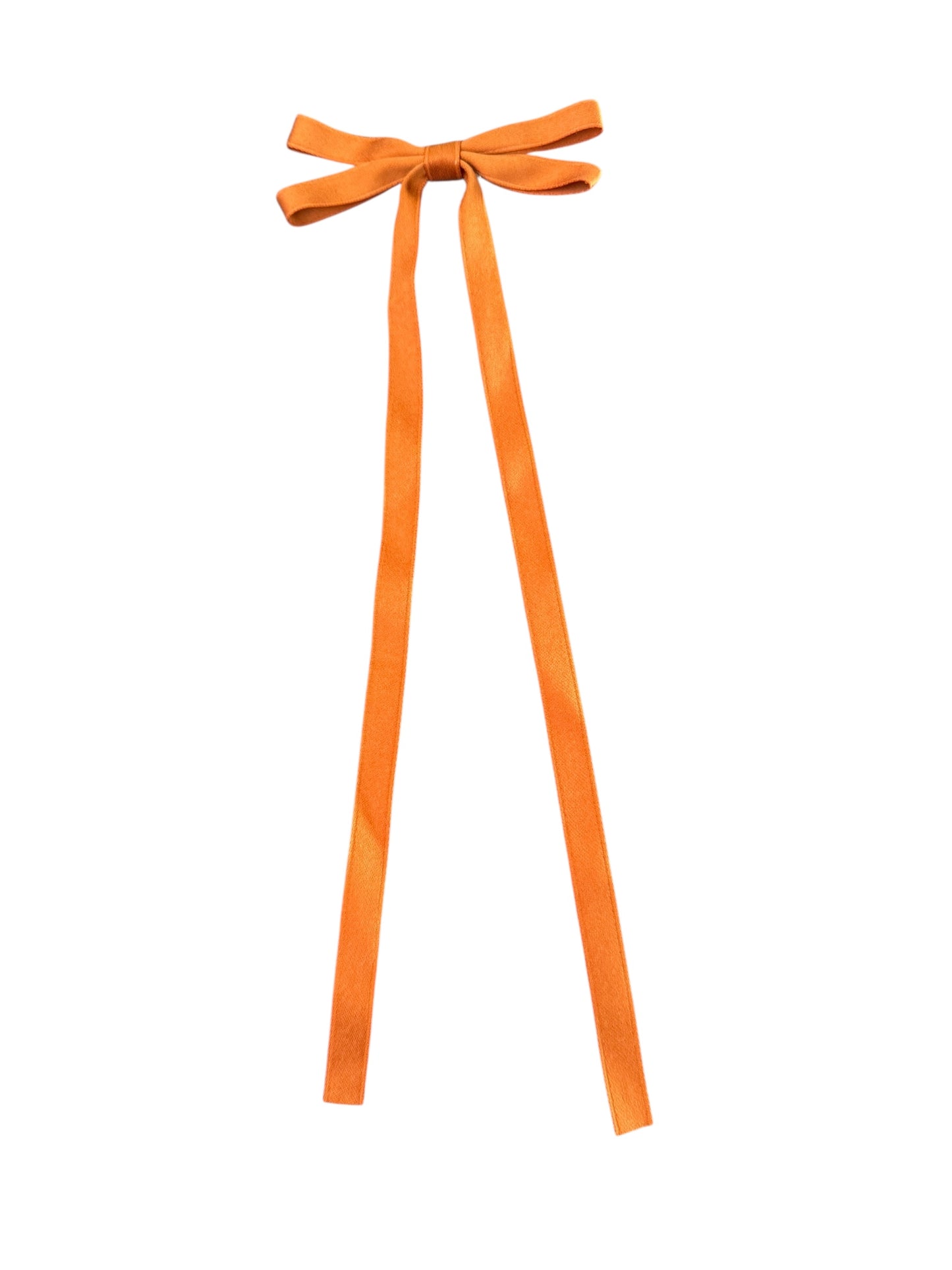 Mini Streamer Satin Hair Bow - Elegant Ribbon Bow with Alligator Clip