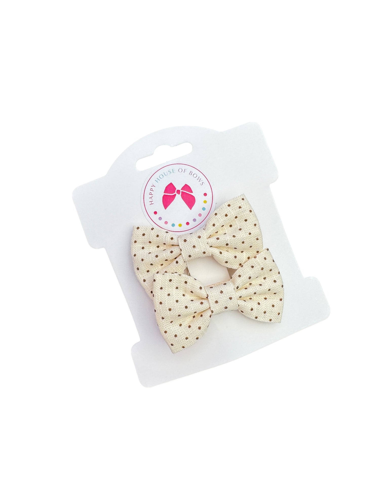 *Mini Linen Baby Clips