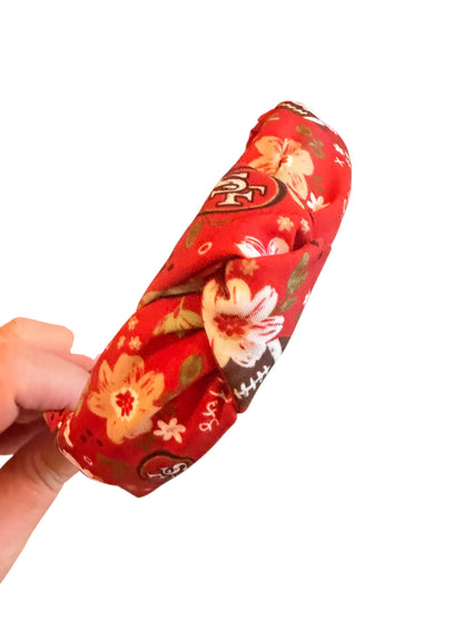 49er Football Team Hair Bows and Headbands