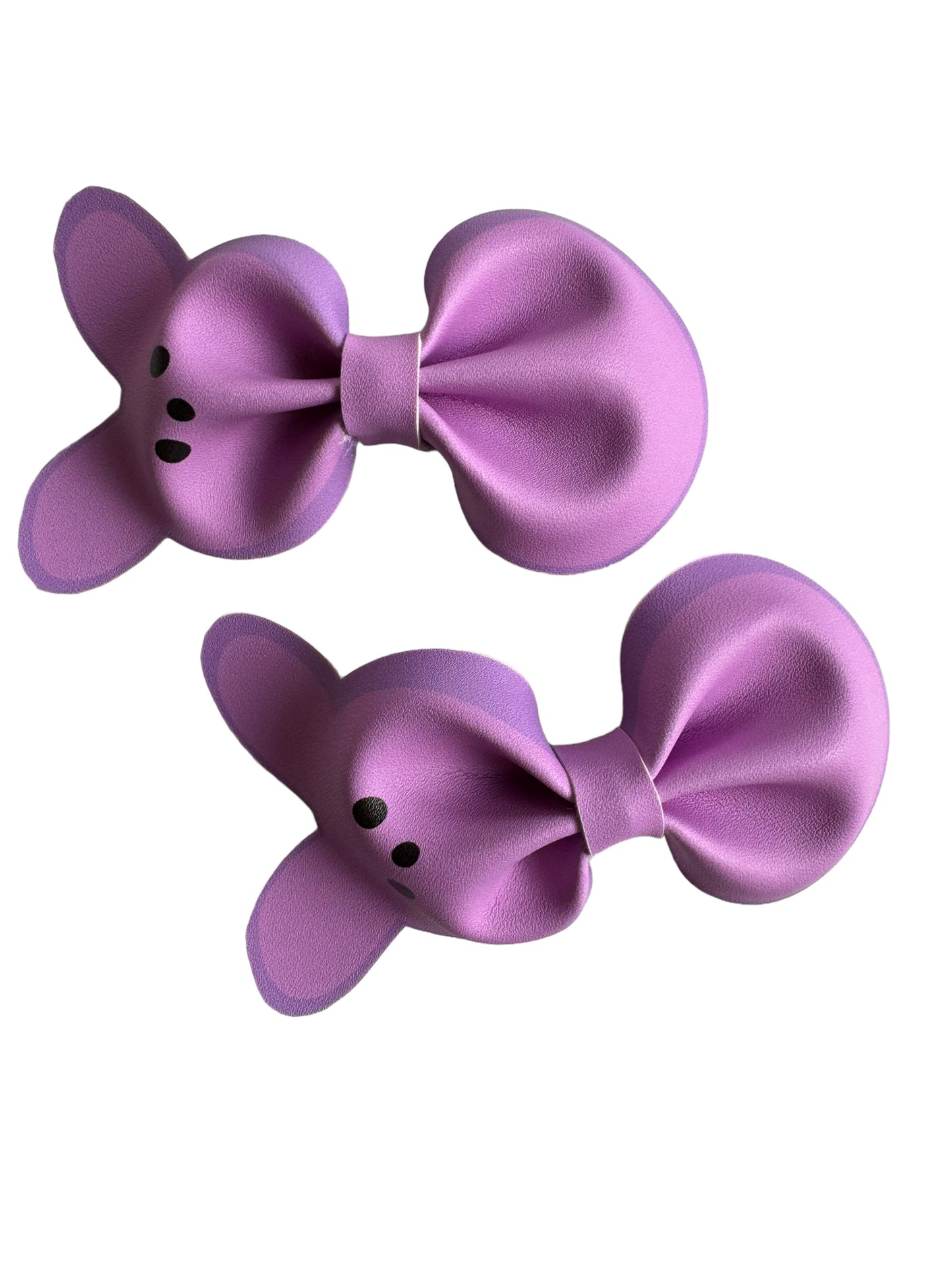 *Peeps Faux Leather Bow Collection