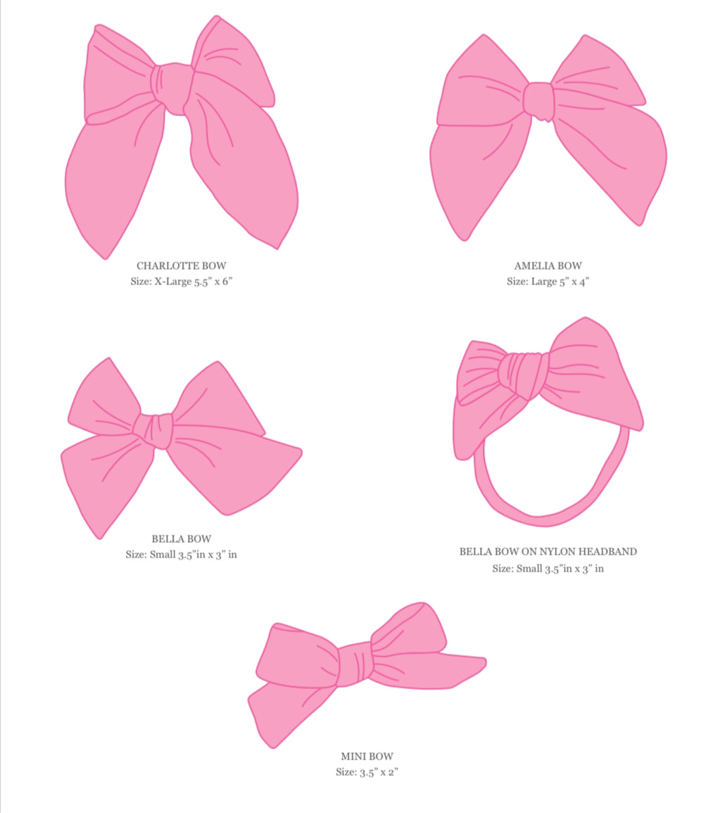 *Red & Blue Stars Hair Bows