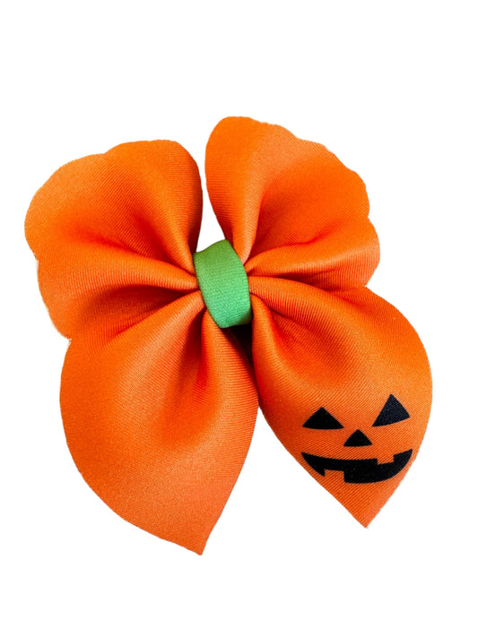 Pumpkin Bubble Hair Bows