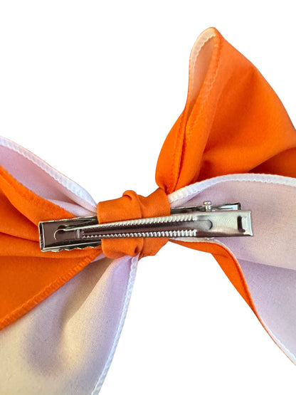 Solid Orange Hair Bow | Halloween Bows for Kids & Toddlers