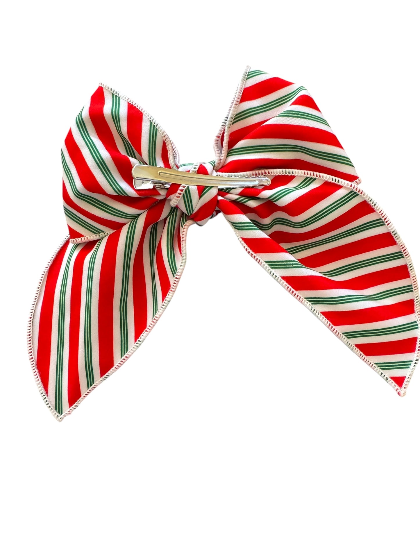 Striped Swiftmas Hair Bows - TS Christmas Hair Bows