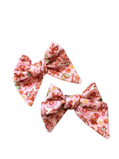 Toys Hair Bows for Girls – Small, Large & Pigtail Set | Movie-Inspired Fabric Bow
