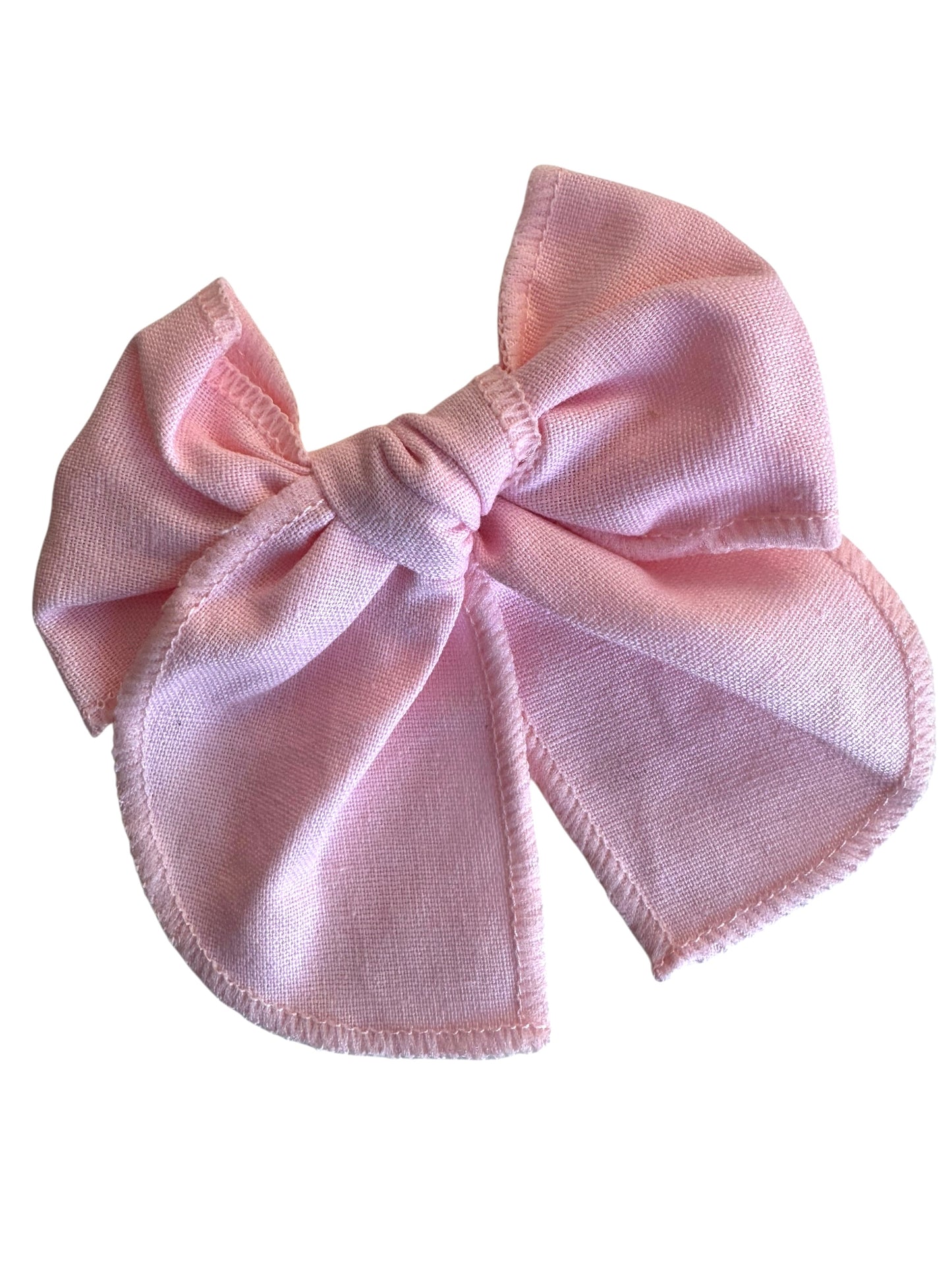 *Basic Linen Hair Bows