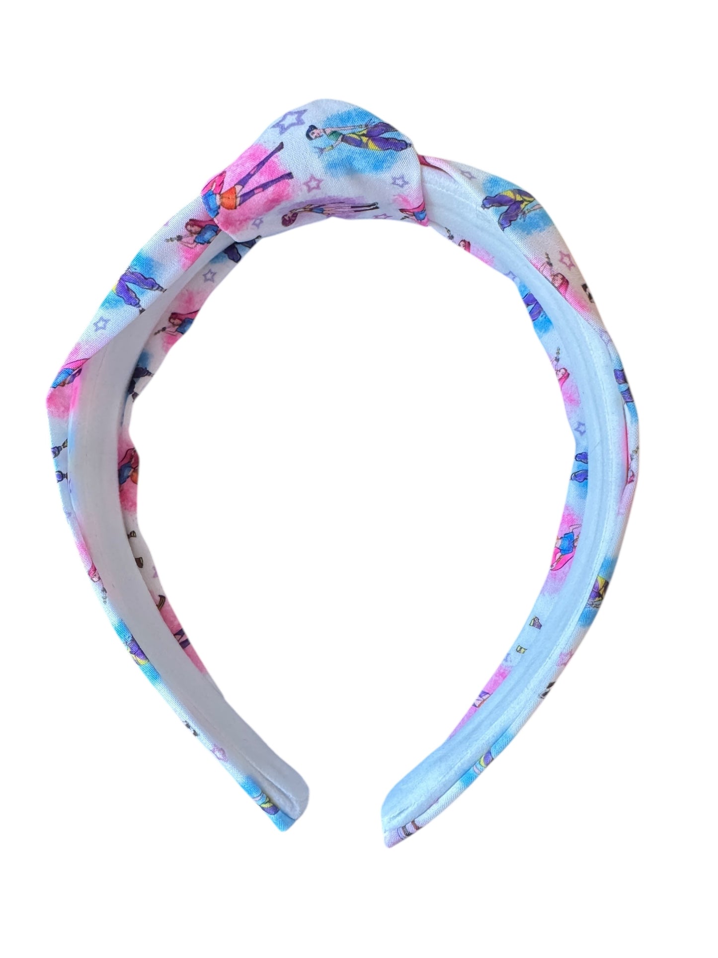 White K-Pop Headbands for Little Girls