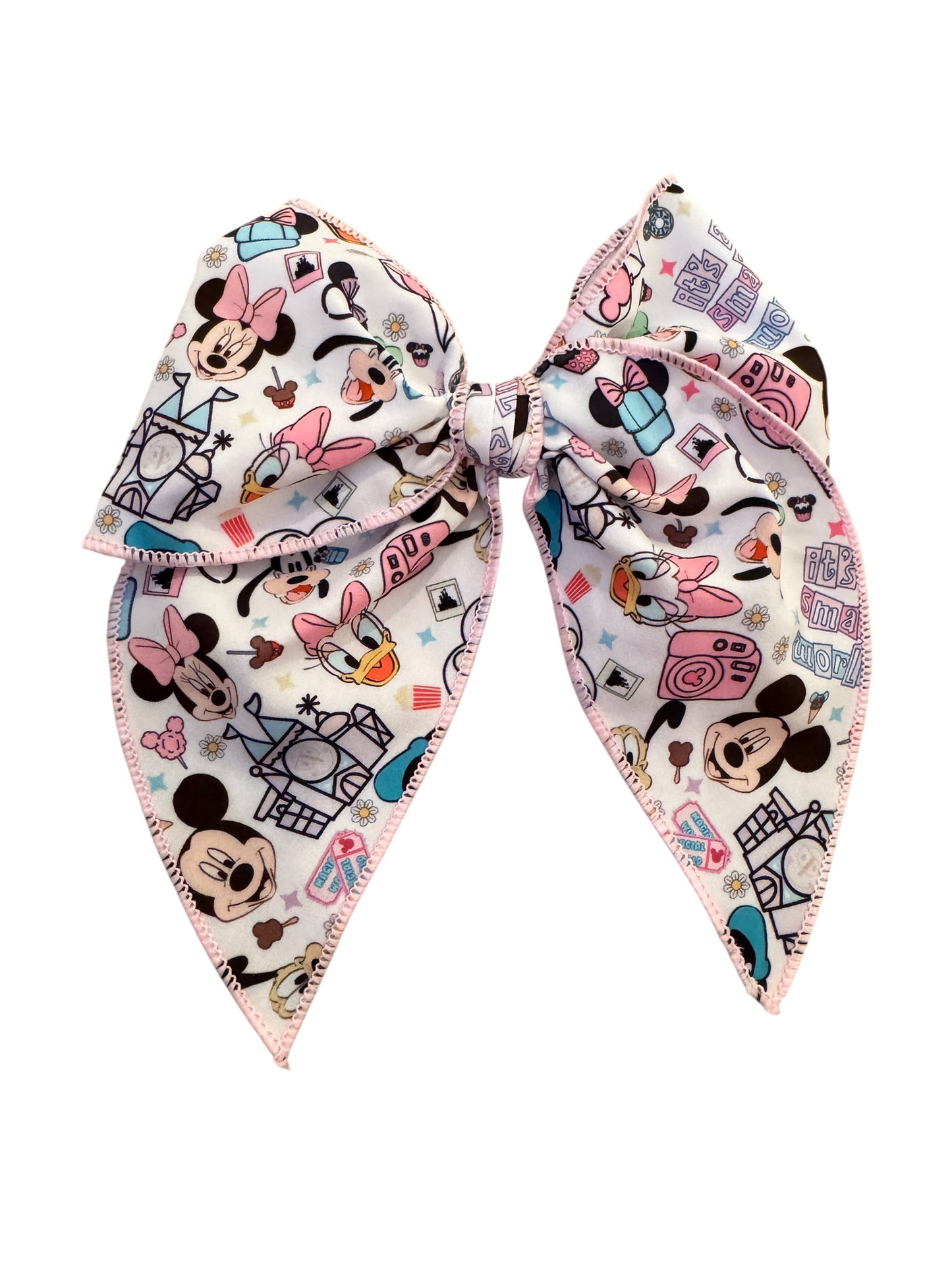 Pink Magic Park Hair Bows for Girls