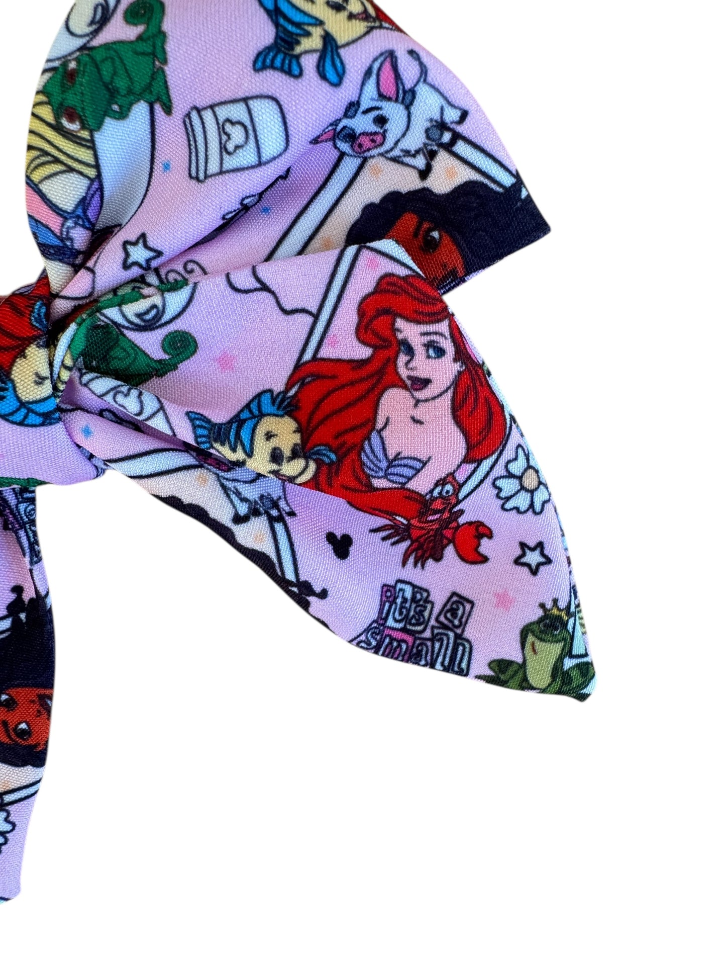 Pink Princesses Hair Bows for Little Girls