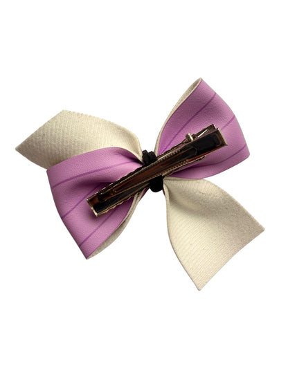 Colorful Crayon Faux Leather Hair Bow Clip for Girls – Back to School Hair Accessory