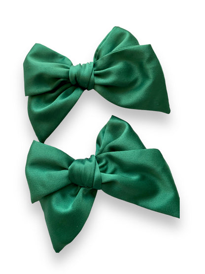 Holiday Satin Hair Bows