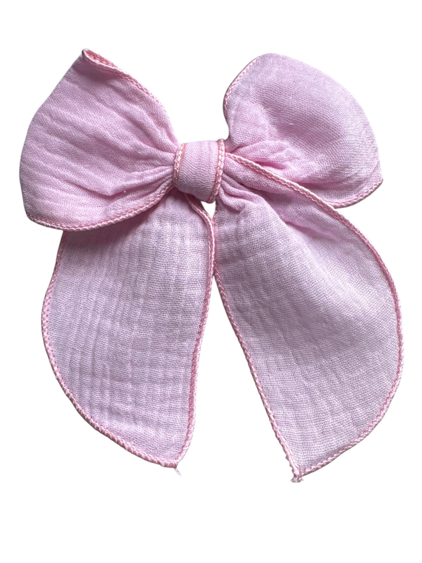 Spring Muslin Hair Bows for Girls | Alligator Clip Bows