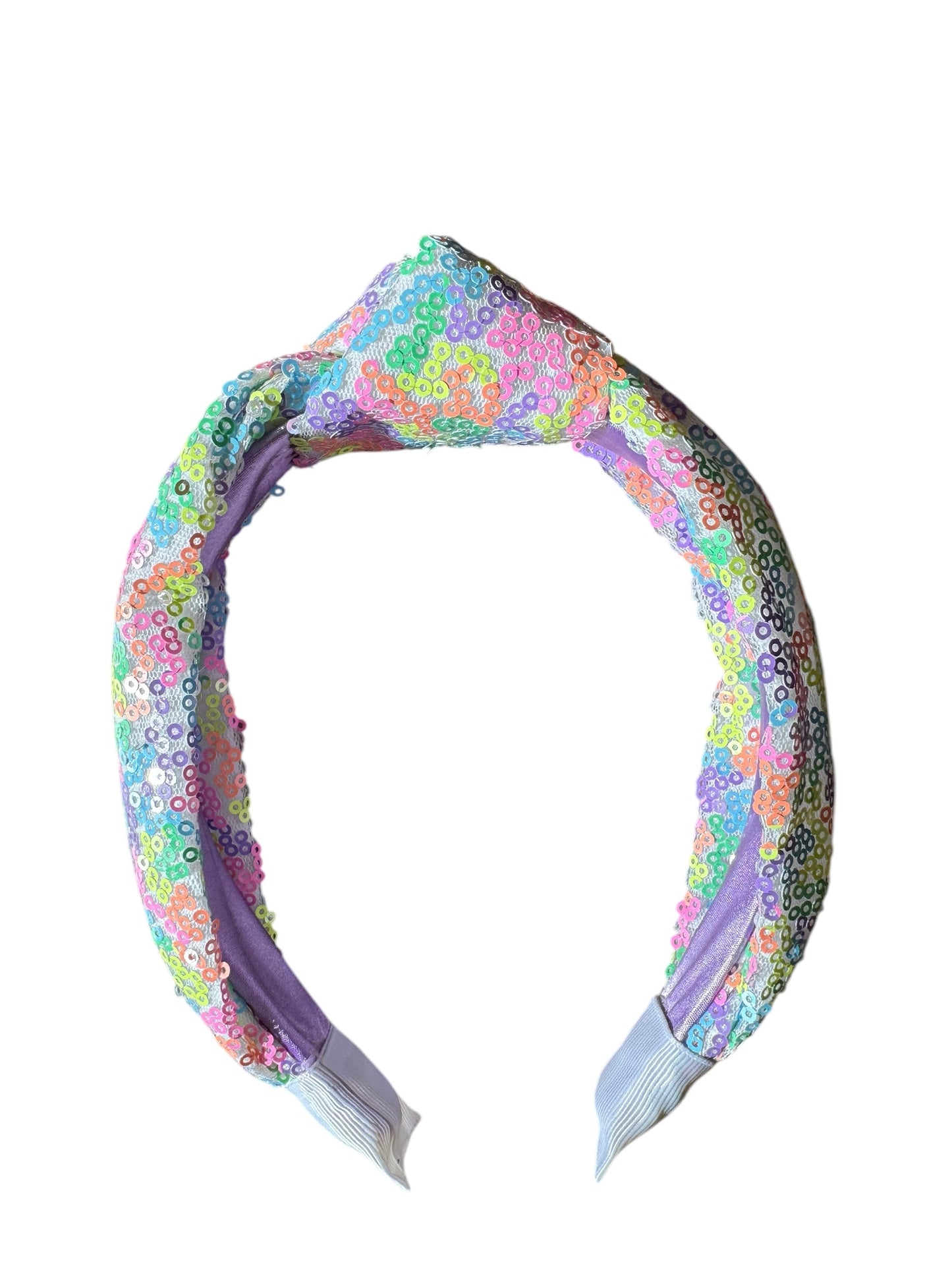 *New Sequin Tie Knot Headband