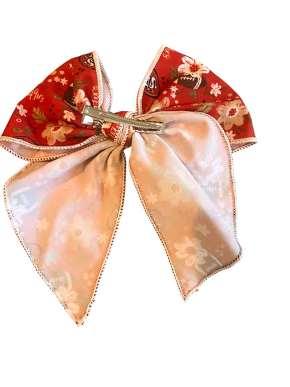 49er Football Team Hair Bows and Headbands