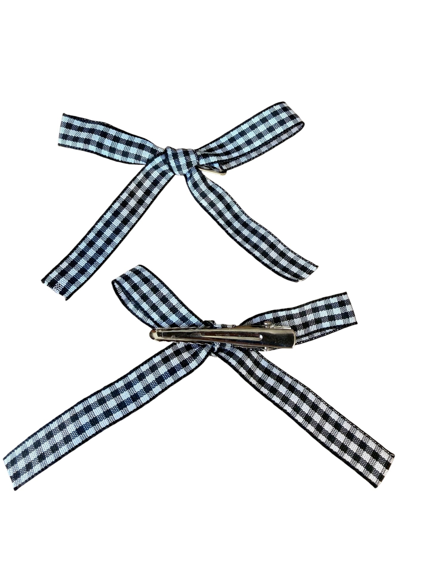Gingham Mini Hair Bows & Headbands for Kids – Everyday Bow in 10 Colors