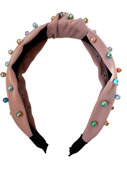 *Pearl Tie Knot Headband