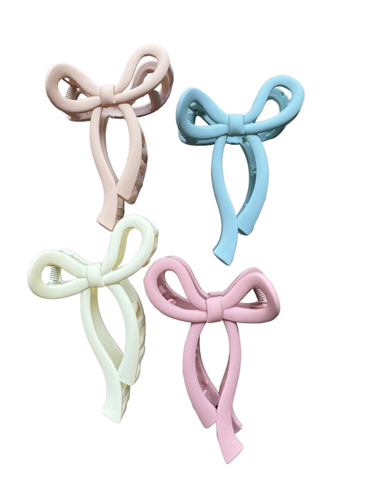 *Small Bow Shaped Claw Clips