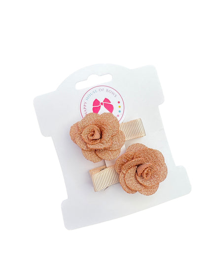 *Mini Linen Baby Clips