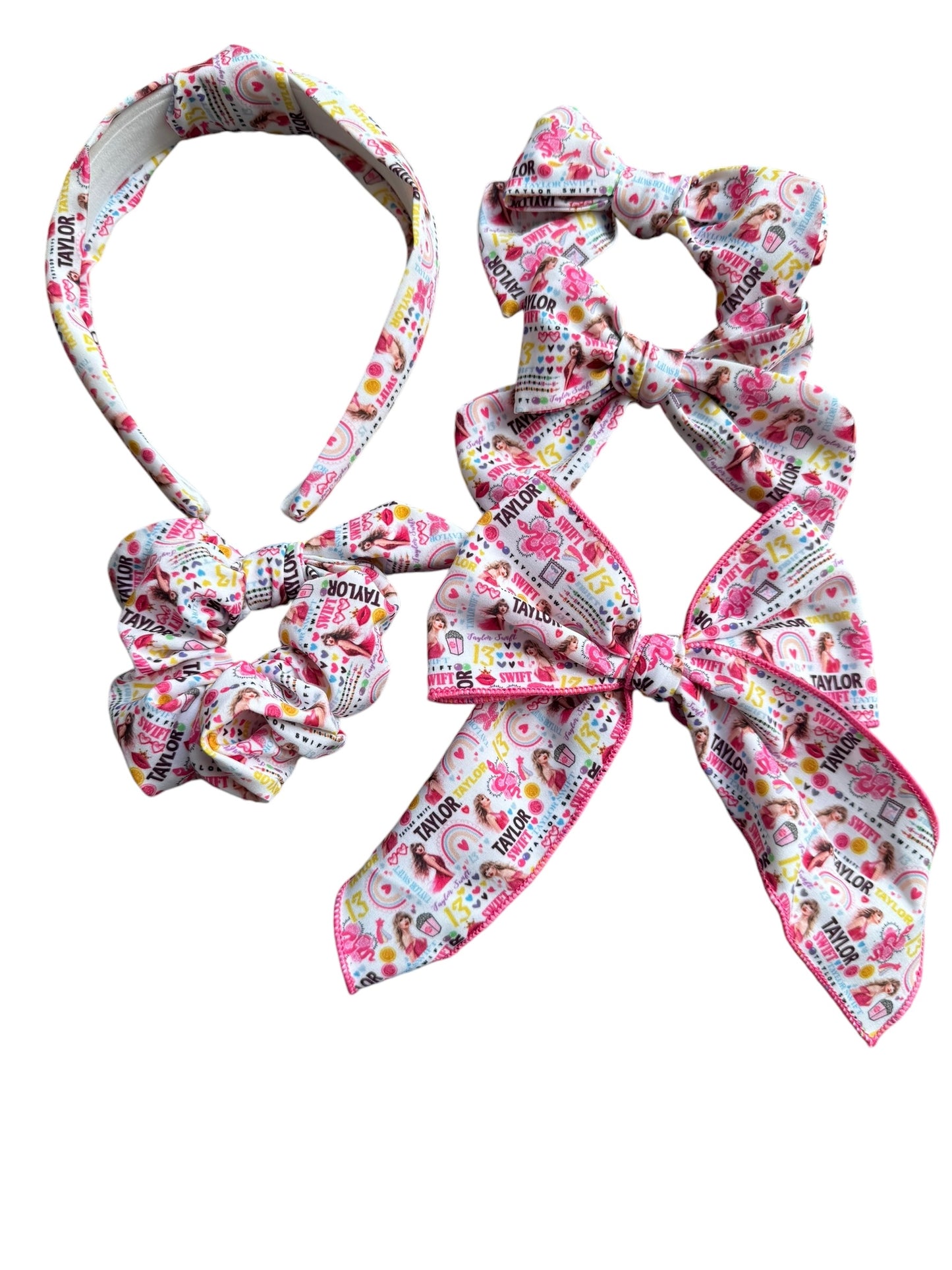 *New Pink Swiftie Hair Bows