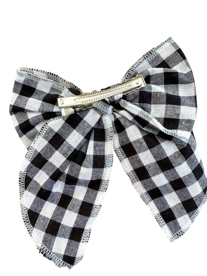 Gingham Hair Bows | Everyday Bows for Kids & Toddlers