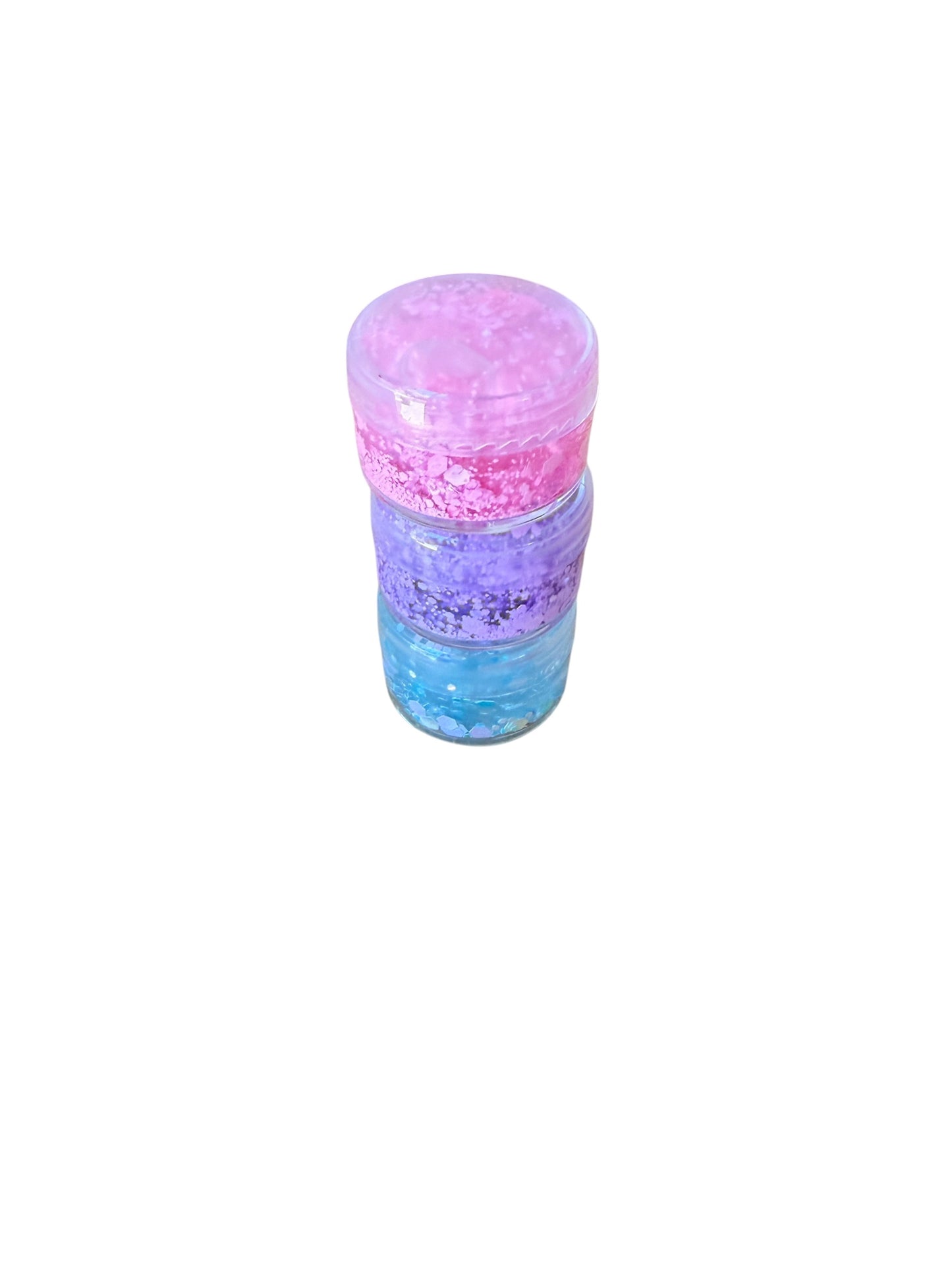 Mini Glitter Hair & Body Gel for Kids – Sparkle in Pink, Purple or Blue| Festival & Party Glitter Set of 3