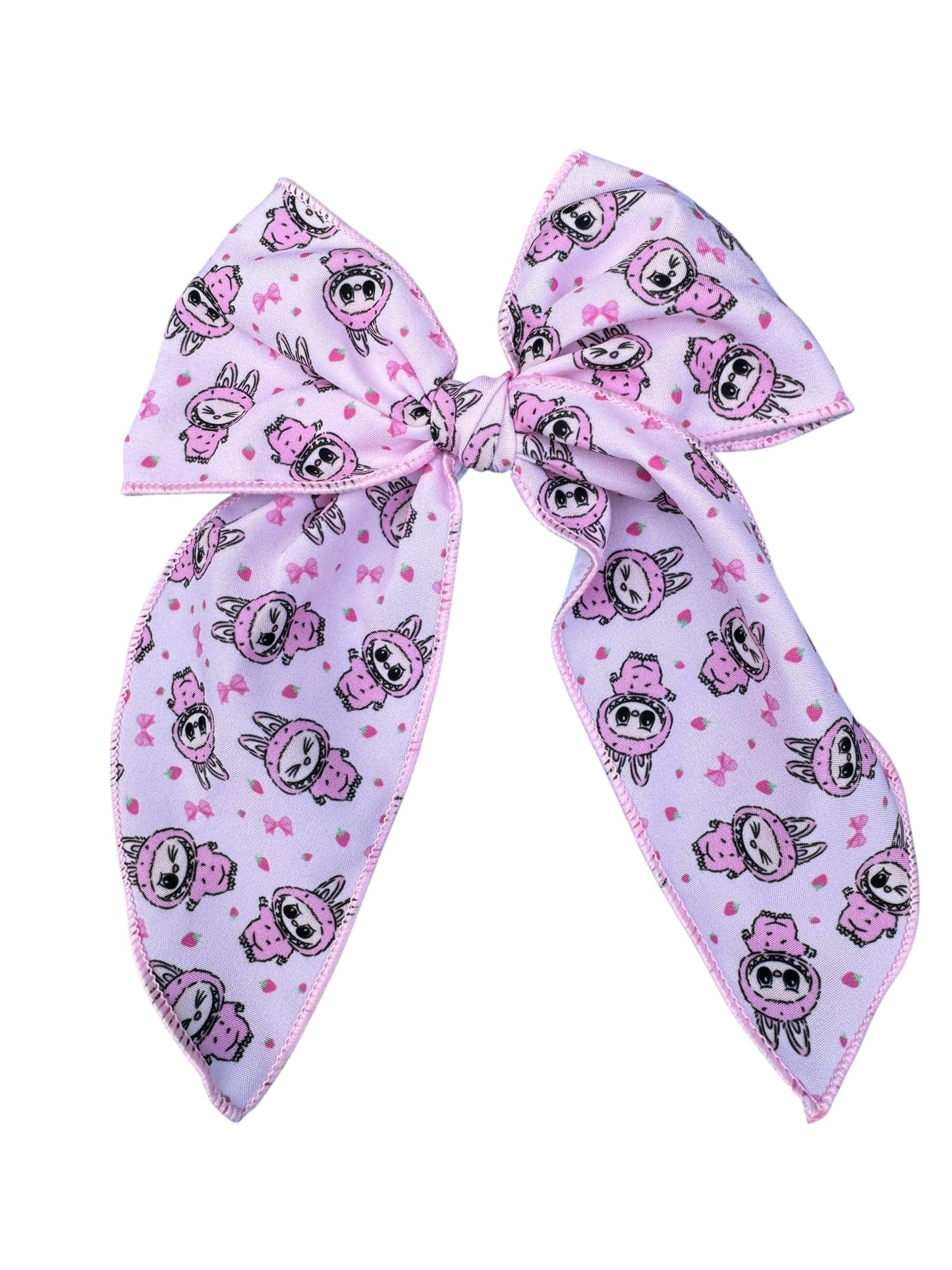 Pink Labu Hair Bows for Little Girls