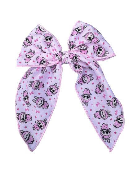Pink Labu Hair Bows for Little Girls