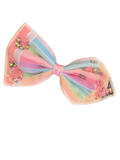 Pastel Pencil Shaker Hair Bows for Girls