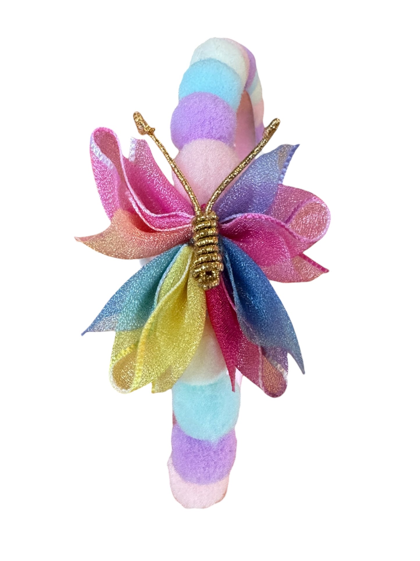 Pastel Butterfly Headband | Tulle Butterfly Satin Headband for Girls, Teens & Adults