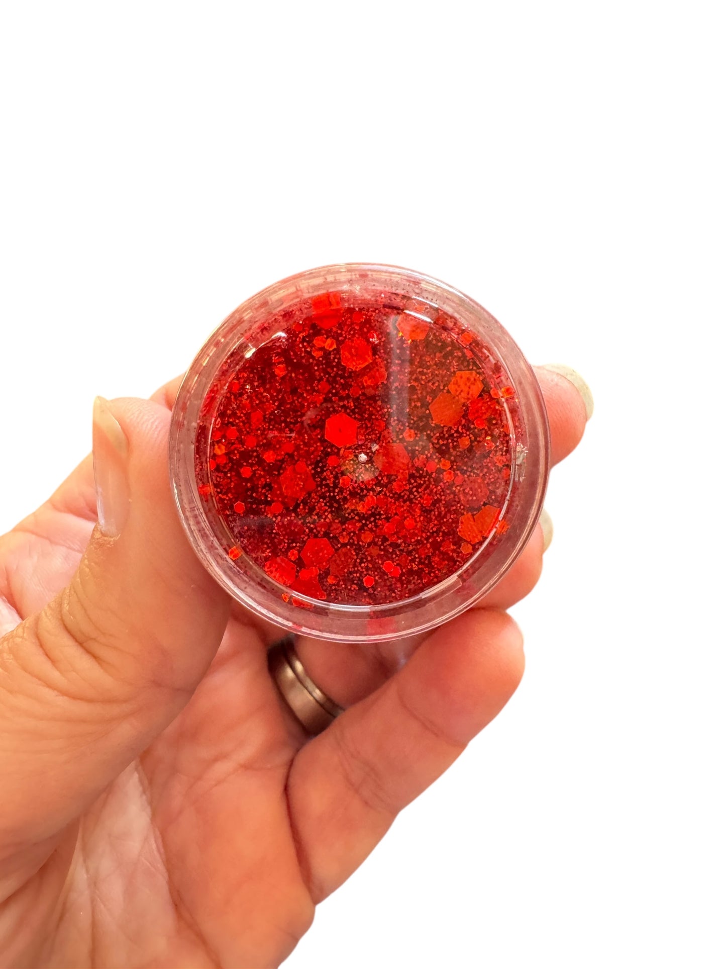 Glitter Hair & Body Gel for Kids – Sparkle in Red | Holiday & Party Glitter