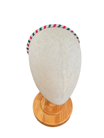 Holiday Chunky Glitter Diamond Headband – Sparkly Statement Hair Accessory