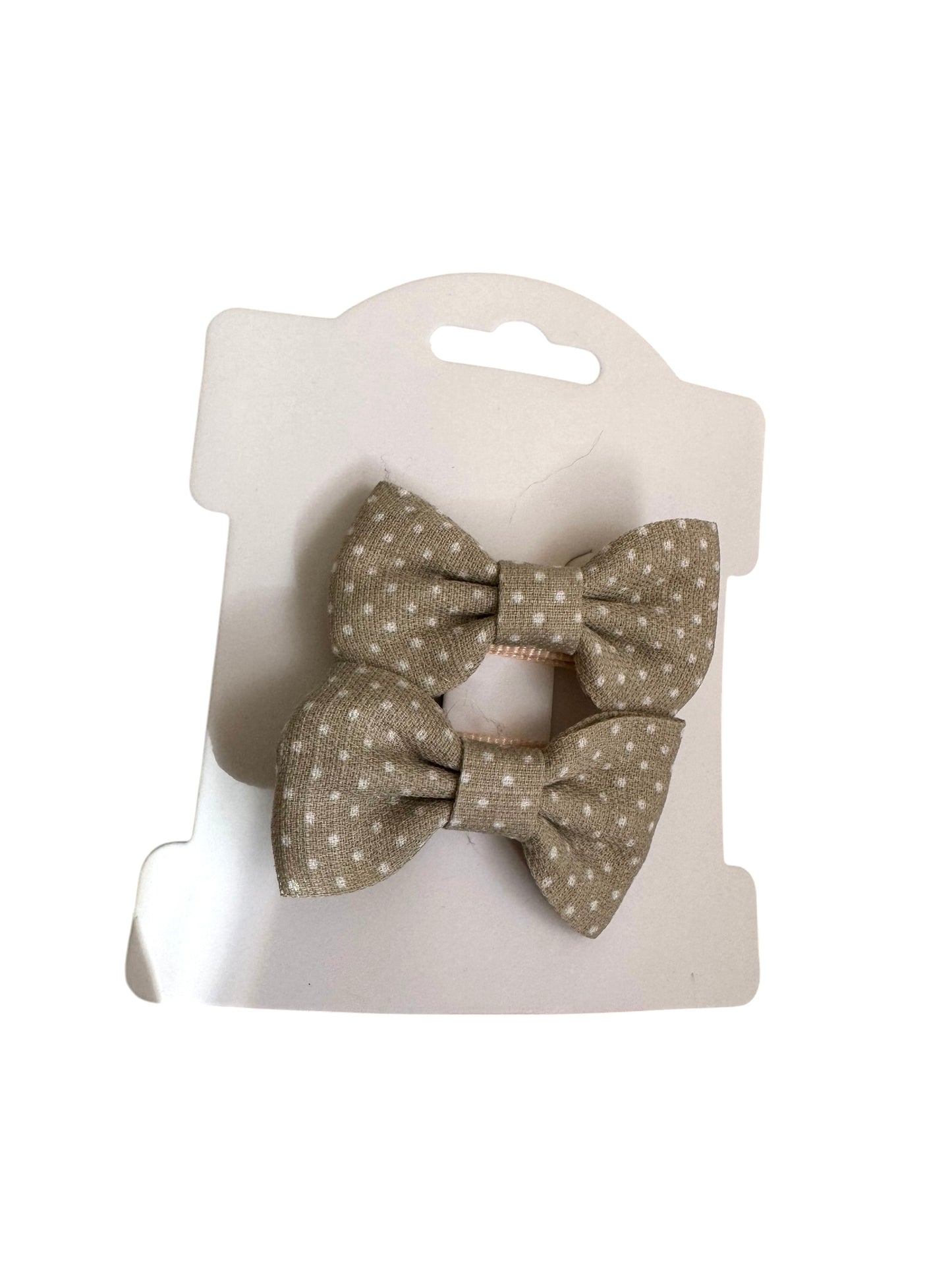 *Mini Linen Baby Clips