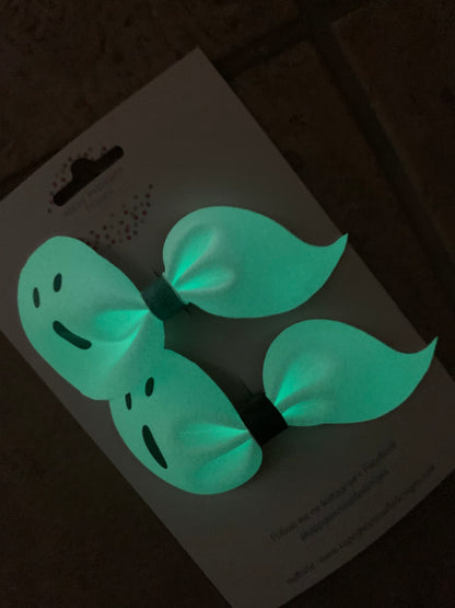 Glow in the Dark Hair Bows