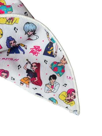 White K-Pop Hair Bows for Girls | Trendy Korean-Inspired Bow Clip