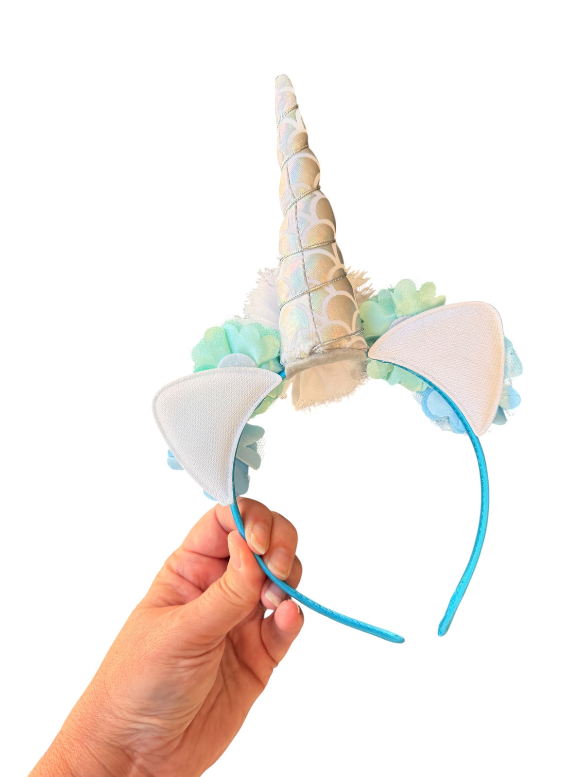 Seashell Mermaid Unicorn Headband for Girls | Unicorn Horn Kids Party Headband