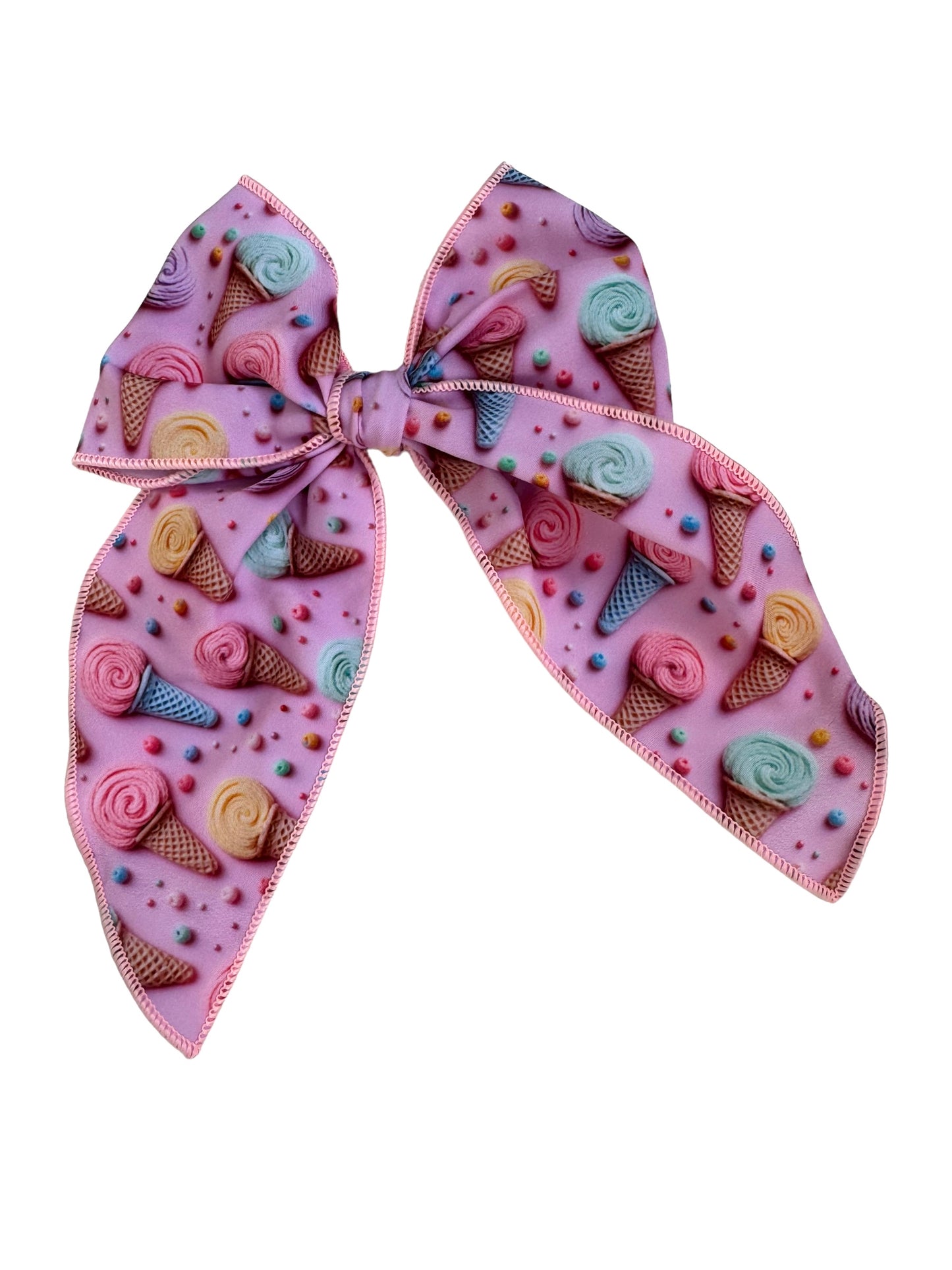 Ice Cream Shop Hair Bows