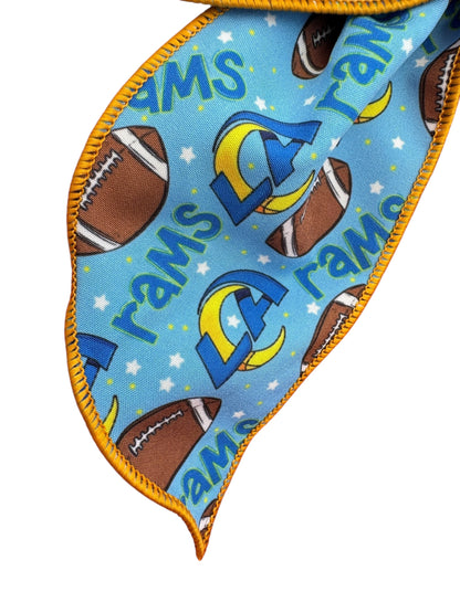 LA Rams Hair Bows – Floral Hair Bows for Game Day