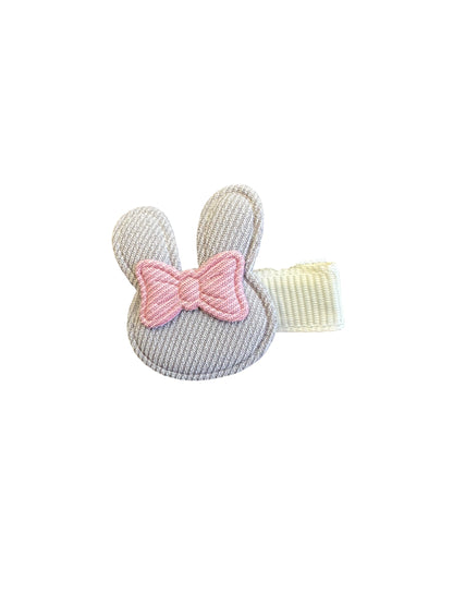 Mini Bunny Hair Clips for Babies - Toddler Easter Hair Clips Set