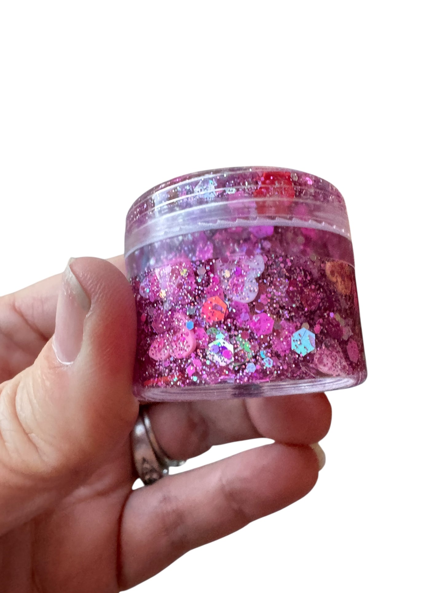 Conversation Hearts Glitter Hair & Body Gel for Kids