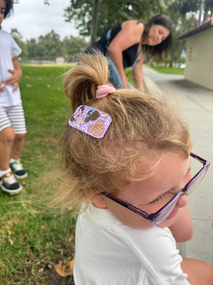 Mouse Snacks or Teacups Snap Clips for Girls
