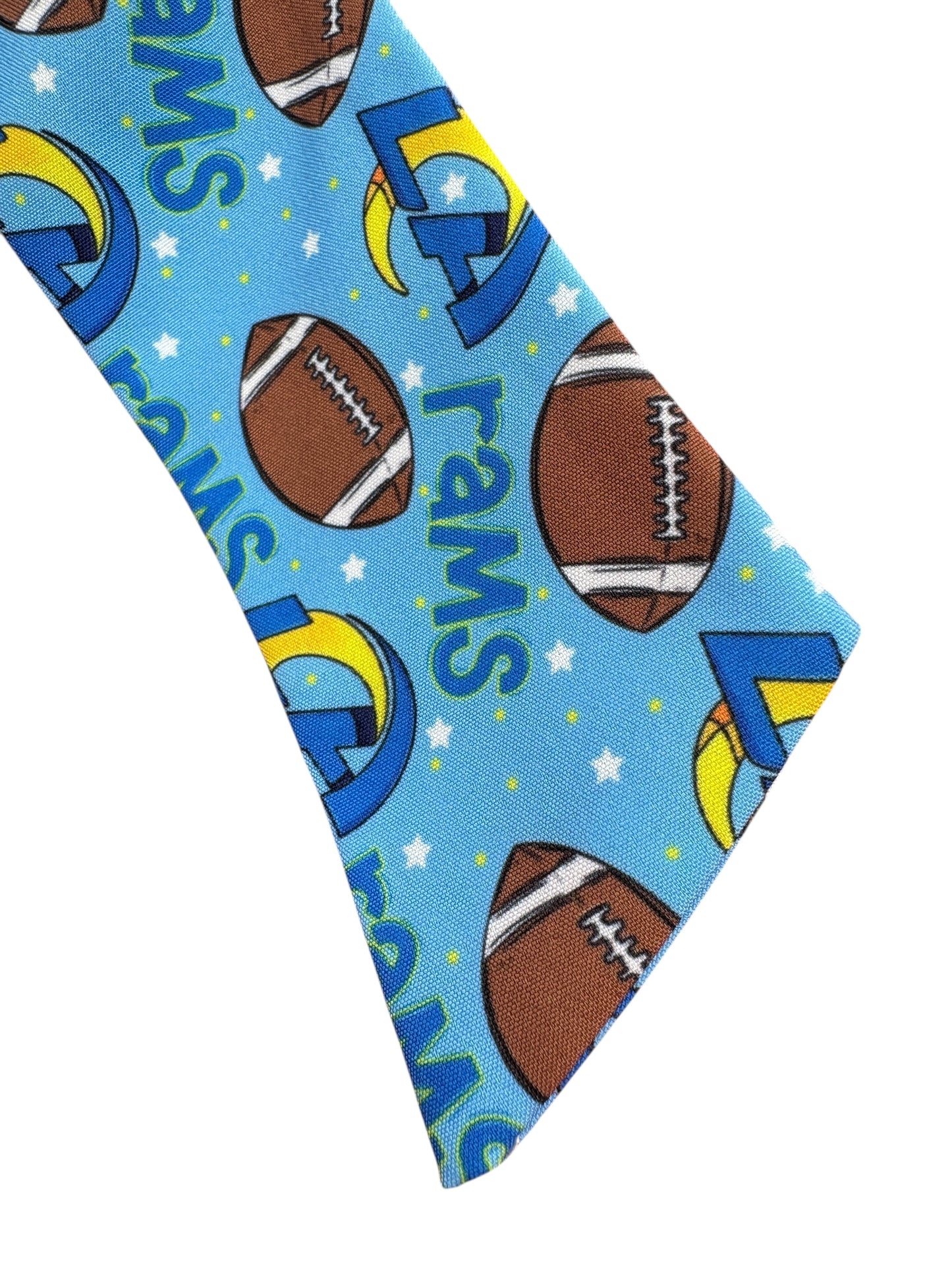 LA Rams Hair Bows – Floral Hair Bows for Game Day
