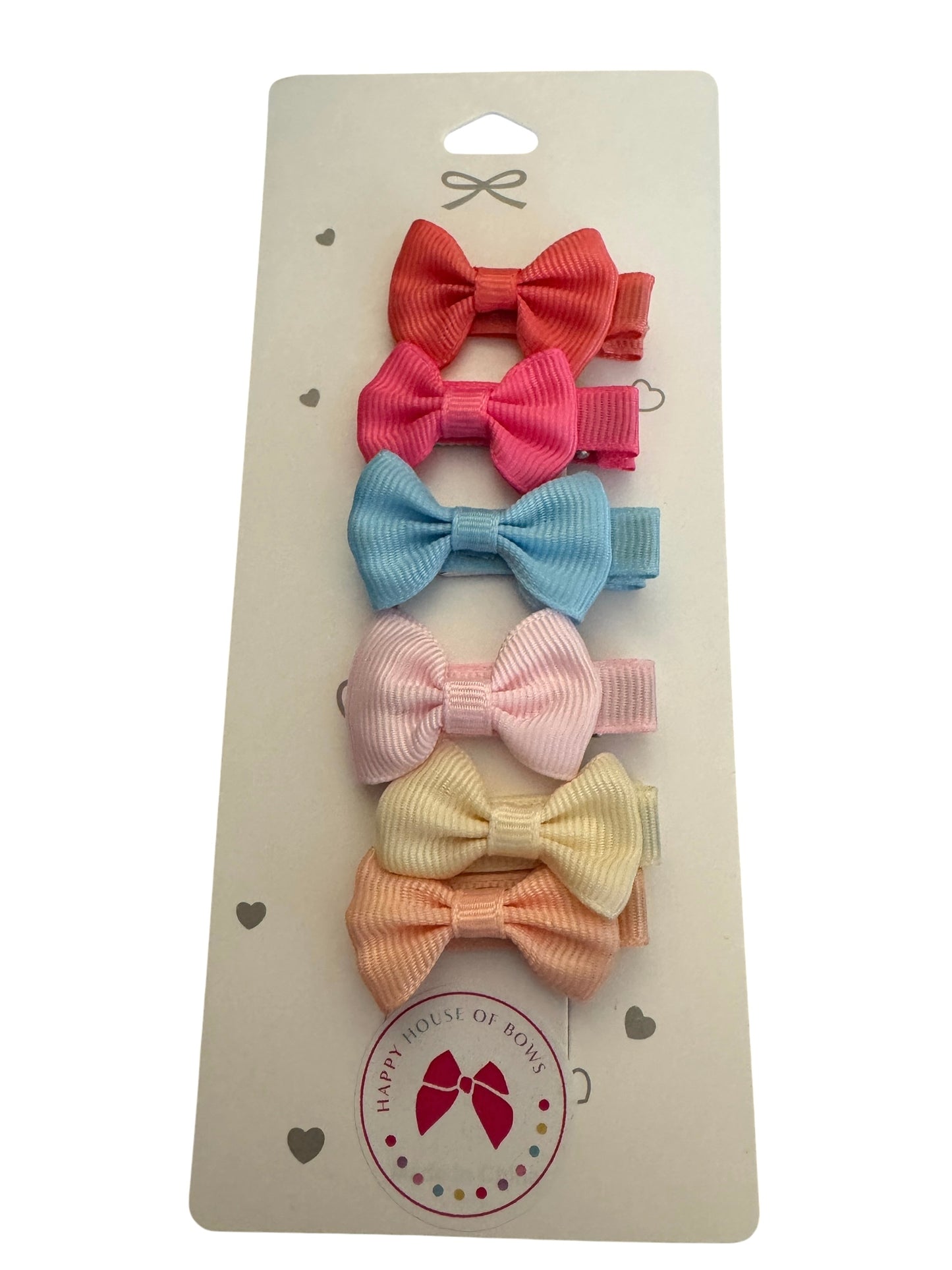 *Mini Ribbon Baby Clips