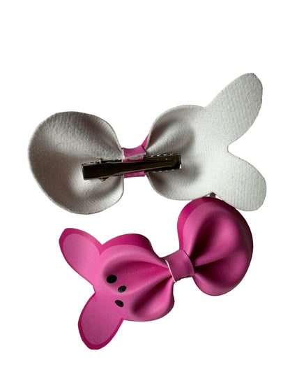 *Peeps Faux Leather Bow Collection